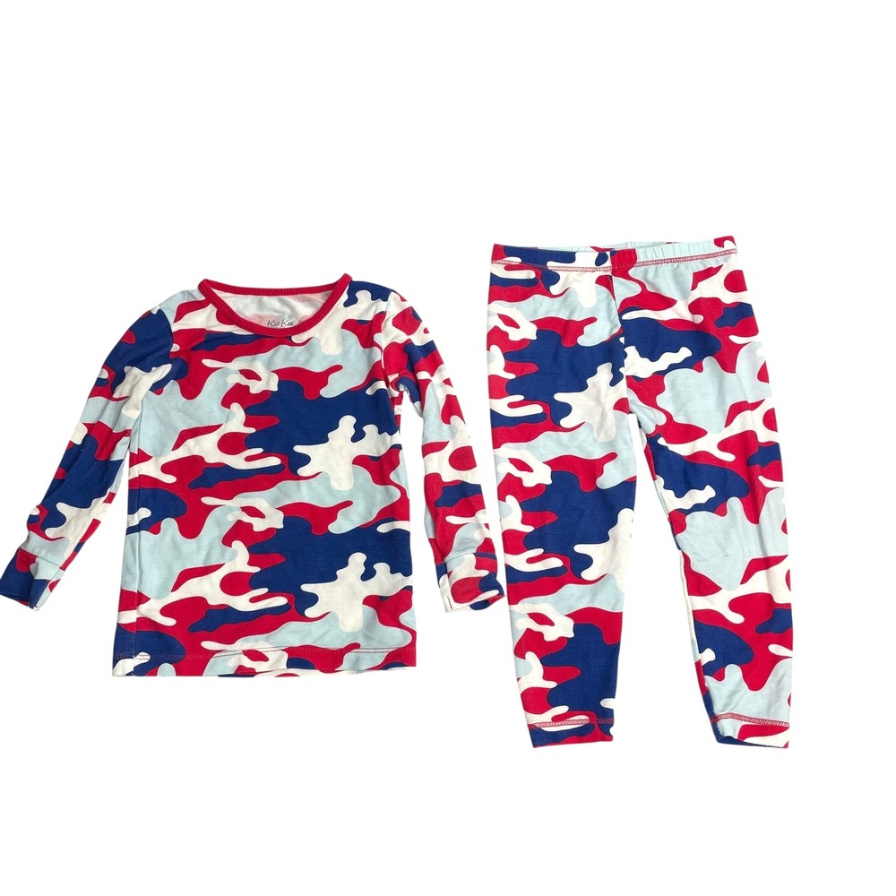 KicKee bamboo pajama set Size 2T camo‎ print